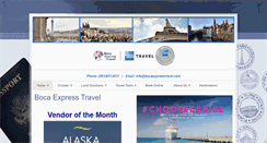 Desktop Screenshot of bocaexpresstravel.com